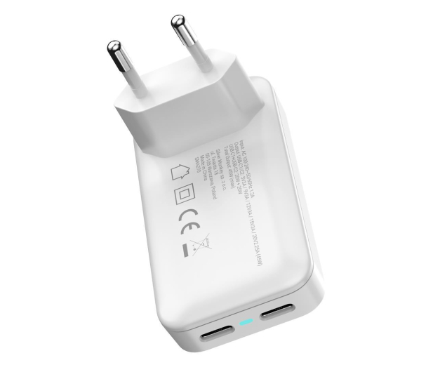 Silver Monkey Płaska ładowarka GaN 45W 2x USB-C - 1276292 - zdjęcie 4
